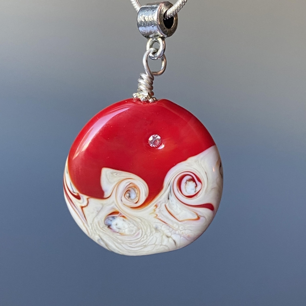 The Hope Pendant-red